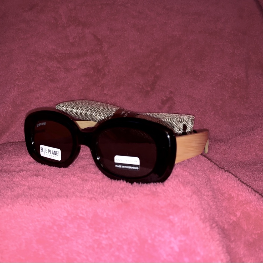 Blue Planet Rye Bamboo Sunglasses